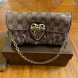 💯 Authentic Vintage Gucci Evening Bag - Brown
